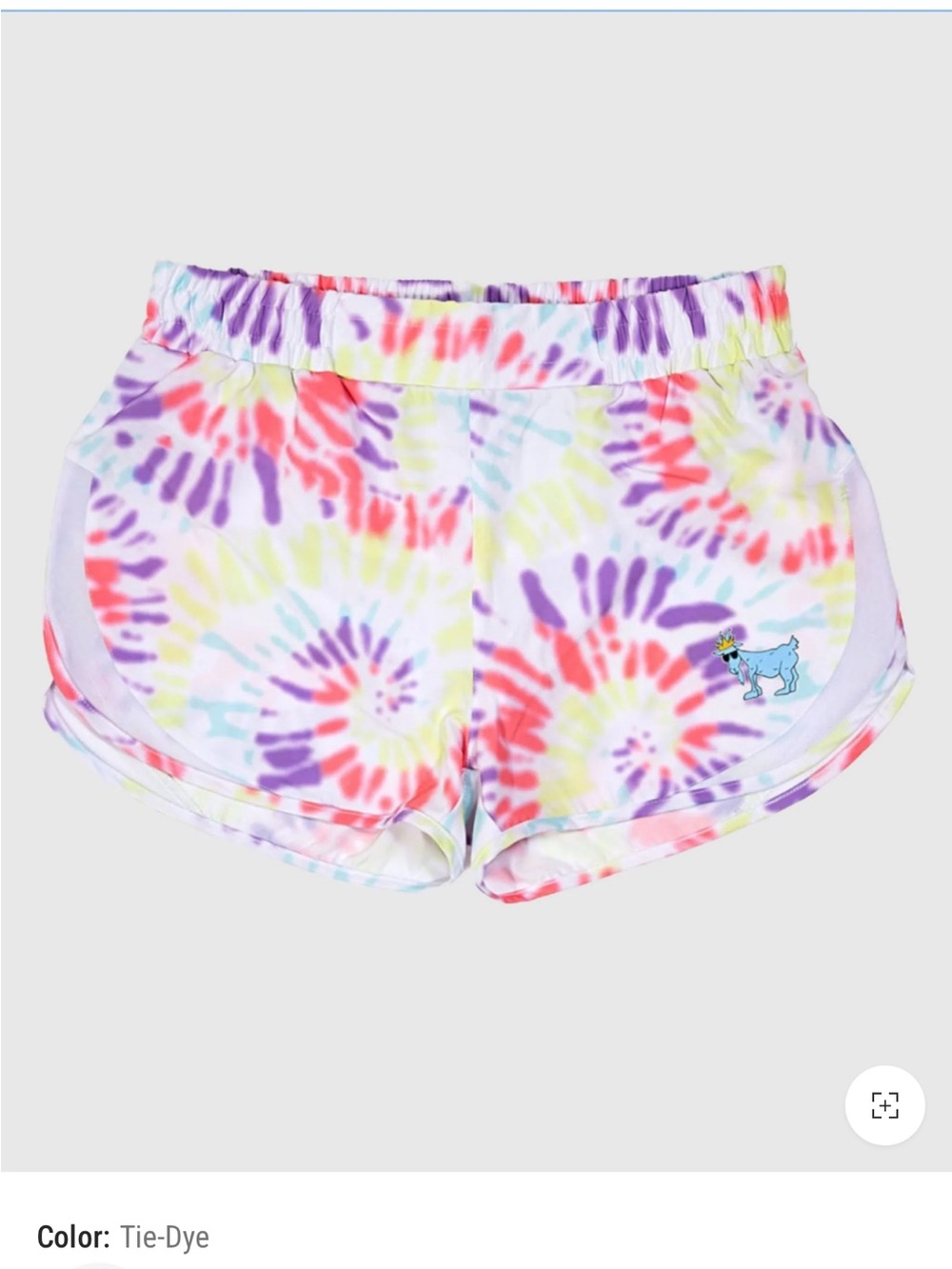 EUC Girl’s GOAT USA OG Athletic Shorts YL - tie dye